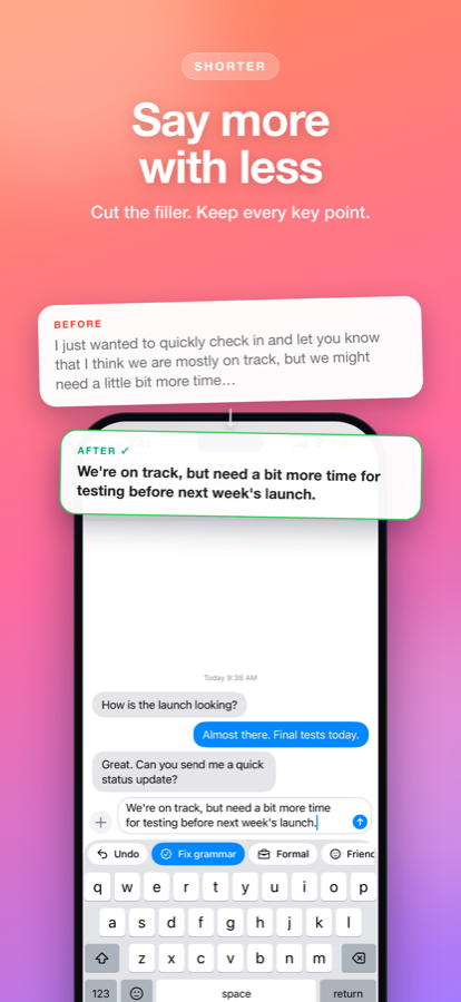 A long update made short